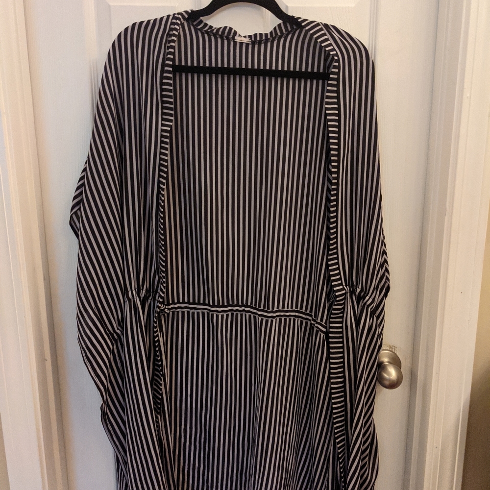 Striped Kimono Shawl